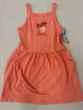 Cat & Jack‎ Bright Orange Girls' Tank Top